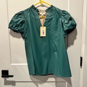 Faux Leather Shirt (NWT)